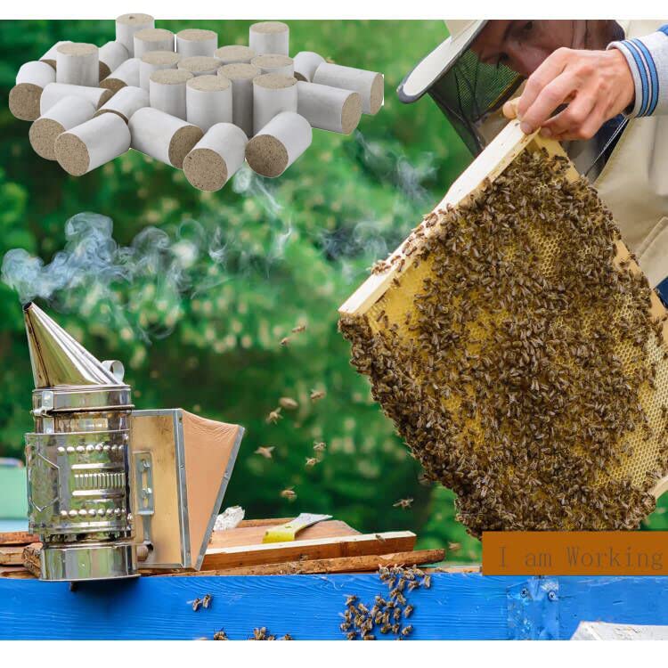 Bee Smoker Pellets 108 Packs – Bee Smoker Fuel, Comfortable Beekeeping Tools, Suitable for Beekeeping.