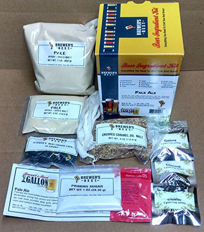 Brewer's Best One Gallon Home Brew Beer Ingredient Kit (Pale Ale)