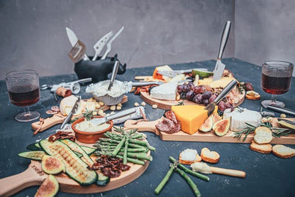 BOSKA Stainless Steel Cheese Knife - Copenhagen Nr.3 for All Types of Cheese - Multi-Functional Cheese Slicer - Handheld Slicer - Silver Non-Stick - Dishwasher Safe - for Kitchen Cooking - style: Hard Cheese Knife