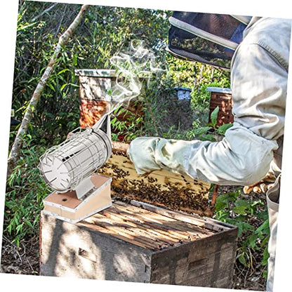 Totority Beekeeping Tool Smoker Gun Beehive Smoker Heat Shield Bee Keeping Tools for Apiculture