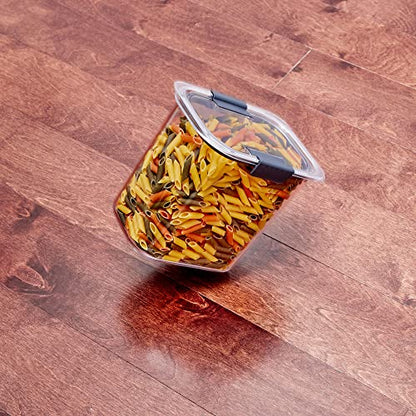 Rubbermaid Brilliance BPA-Free Food Storage Containers with Lids Airtight Kitchen and Pantry Organization Set Includes 3 Containers and Scoops Clear 16 cups - size: 16 Cup (6-Piece)