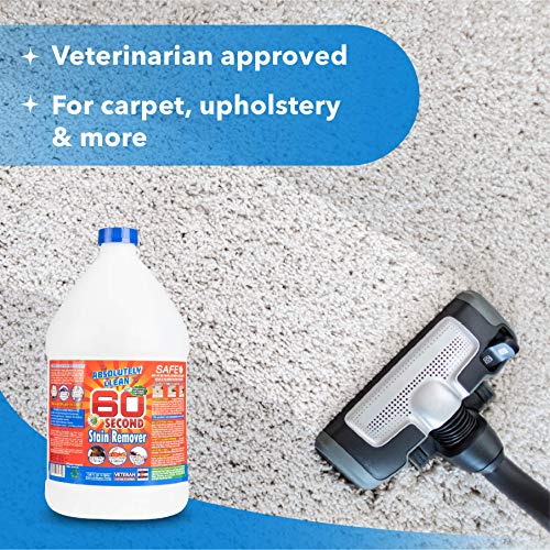 Amazing 60 Second Stain Remover - Commercial Strength - Powerful, Natural Enzymes Remove Food, Grease, Pet Stains & More - Non-Toxic/Eco Friendly - USA Made (128oz Bottle - Save 50%) - style: 1 Gallon (Pack of 1)