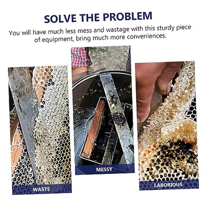 Hive Tool Honey Scraper Beekeeper Honeycomb Shovel Uncapping Fork Stainless Steel Beekeeping Tool