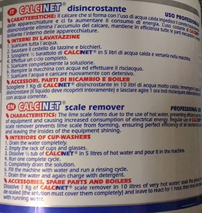 Asachimici: CalciNet Scale Remover Powder, for Professional Use - 35.27 Ounces (1kg) Jar [ Italian Import ]