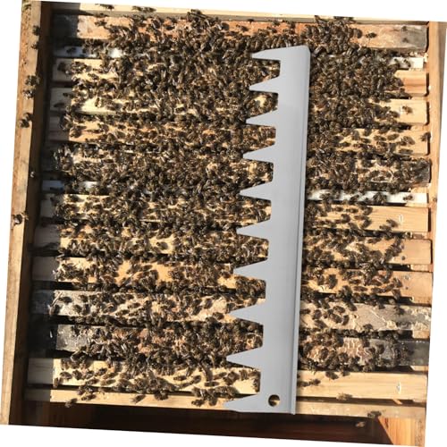 Alasum Beehive Frame Strip Stainless Steel Spacer Tool for Beekeeping Replacement Frame Metal Hive Smooth and Design for