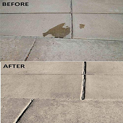 Terminator-HSD Concrete Oil Stain Remover Eco-Friendly Bio-Remediates and Removes Oil & Grease Stains on Concrete and Asphalt Driveways, Garages, Pavers, Patios, Parking Lots and Streets(2 LB) - size: 32 Ounce (Pack of 1)