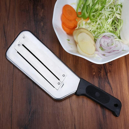 YukaBa Cabbage Kitchen Knife Slicer Chopper Shredder Sauerkraut Cutter Coleslaw Grater (Black) - color: Black