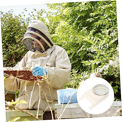 HANABASS 2pcs Beehive Entrance Feeder Lightweight Bee Water Dispenser for Easy Feeding Monitoring Food Levels Beekeeping for Internal Entrance Use