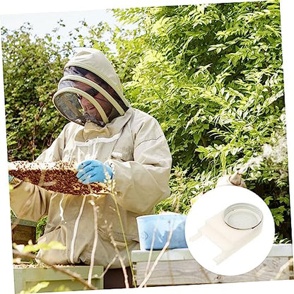 HANABASS 2pcs Beehive Entrance Feeder Lightweight Bee Water Dispenser for Easy Feeding Monitoring Food Levels Beekeeping for Internal Entrance Use
