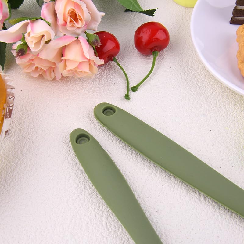 Kitchen Oil Paint Spread Brushes Set Pastry Food Basting Brush for Cooking Barbecue Baking Green Dishwasher Safe Silicone Oil Butter Sauce Brush 2Pcs Heat Resistant Food Brushes Kit - color: Green