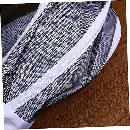 Professional Beekeeping Suit Full Body Anti- Space Suit Veil White XXL