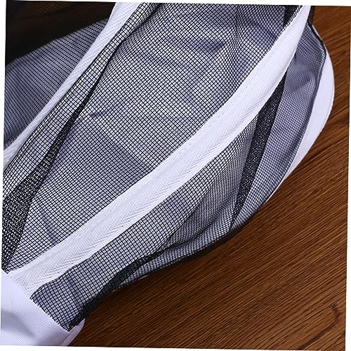 ORFOFE Professional Full Body Beekeeping Suit Keeper Suit Veil Hood XXL White