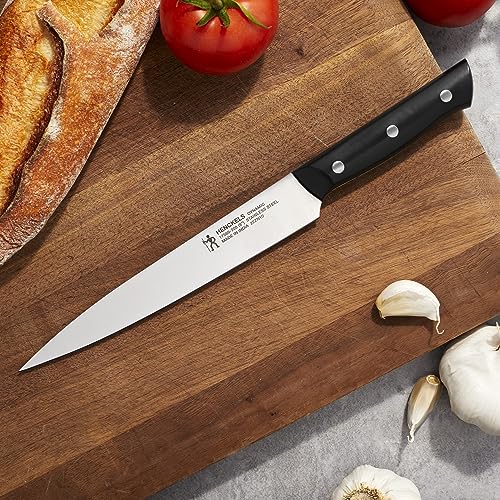 HENCKELS Dynamic Razor-Sharp 8-inch Carving Knife, German Engineered Informed by 100+ Years of Mastery, Black/Stainless Steel