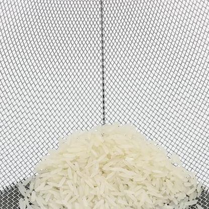 Fine Mesh Strainer for Kitchen, 3 Quart Stainless Steel Colander Bowl | Idea for Pasta, Rice, Fruit, Metal Net Baskets with Resting Base - Strain, Drain, Rinse - size: 3 Qt