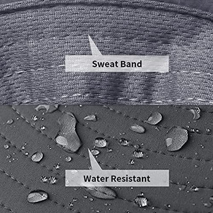 Sun Hats for Men Women Fishing Hat UPF 50+ Breathable Wide Brim Summer UV Protection Hat - color: Beige(with Face Cover & Neck Flap )