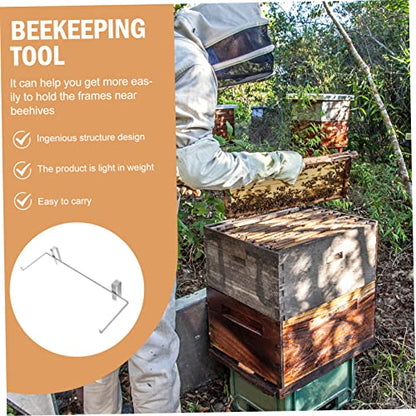 GANAZONO 1pc Beekeeping Frame Holder Beehive Spleen Rack Compact Bee Hive Stand Hanging Design