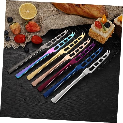 UKCOCO Stainless Steel Butter Spatula and Cheese Cutter Ergonomic Hollowed Out Design for Easy Slicing and Spreading Kitchen Gadget for Cheese and Butter Corrosion Resistant