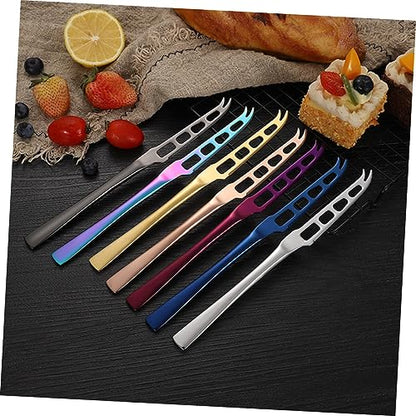 UKCOCO Stainless Steel Butter Spatula and Cheese Cutter Ergonomic Hollowed Out Design for Easy Slicing and Spreading Kitchen Gadget for Cheese and Butter Corrosion Resistant