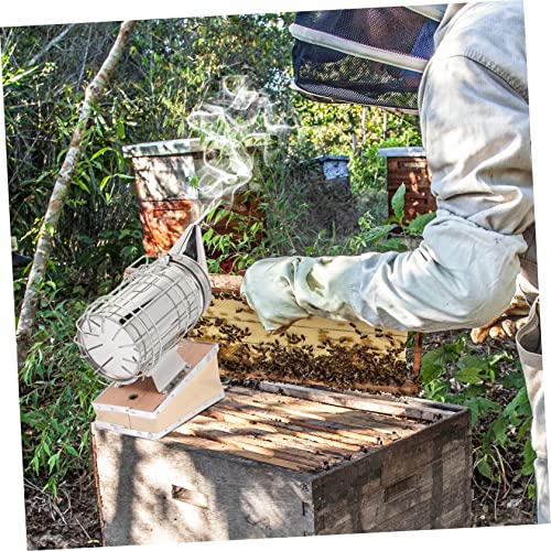 VICASKY Beehive Smoker Tool Portable Bee Smoker Box for Beekeeping Protective Heat Shield