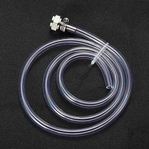 Kegerator Kit,10 Feet-Clear Vinyl Tubing Hose Stainless Steel Barb Fitting | LitKiwi Draft Beer Line with Connectors,5/16"ID 7/16"for Beer Tap Tower Keg Homebrewing - size: 10 Feet Tube & Fitting
